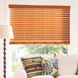 2 1/2 Inch Faux Wood Blinds