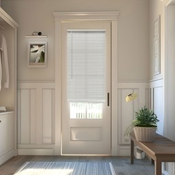 Magnetic Mount Mini Blinds for Steel Doors
