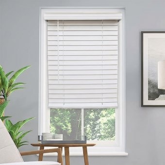 2 Inch Cordless Smooth Faux Wood Blinds