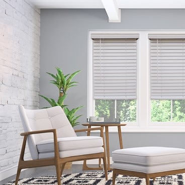 Alternate image for 2 Inch Cordless Smooth Faux Wood Blinds