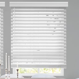 2.5 Inch Cordless Faux Wood Blinds