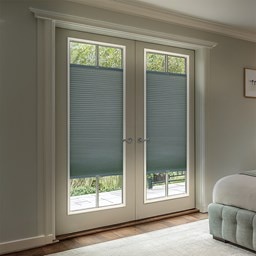 French Door Blackout Cellular Shades