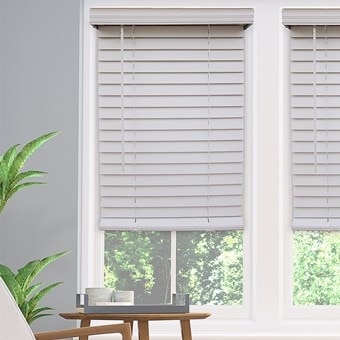 2 Inch Cordless Smooth Faux Wood Blinds