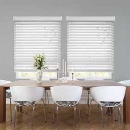 Alternate image for 2.5 Inch Cordless Faux Wood Blinds
