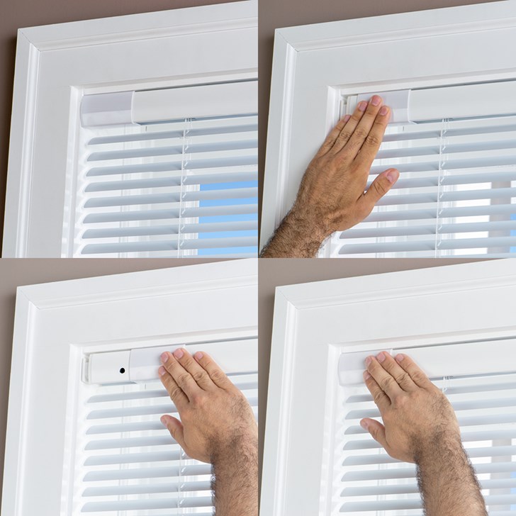 Color: White B25103; Lift: Cordless; Installation: No Drill
